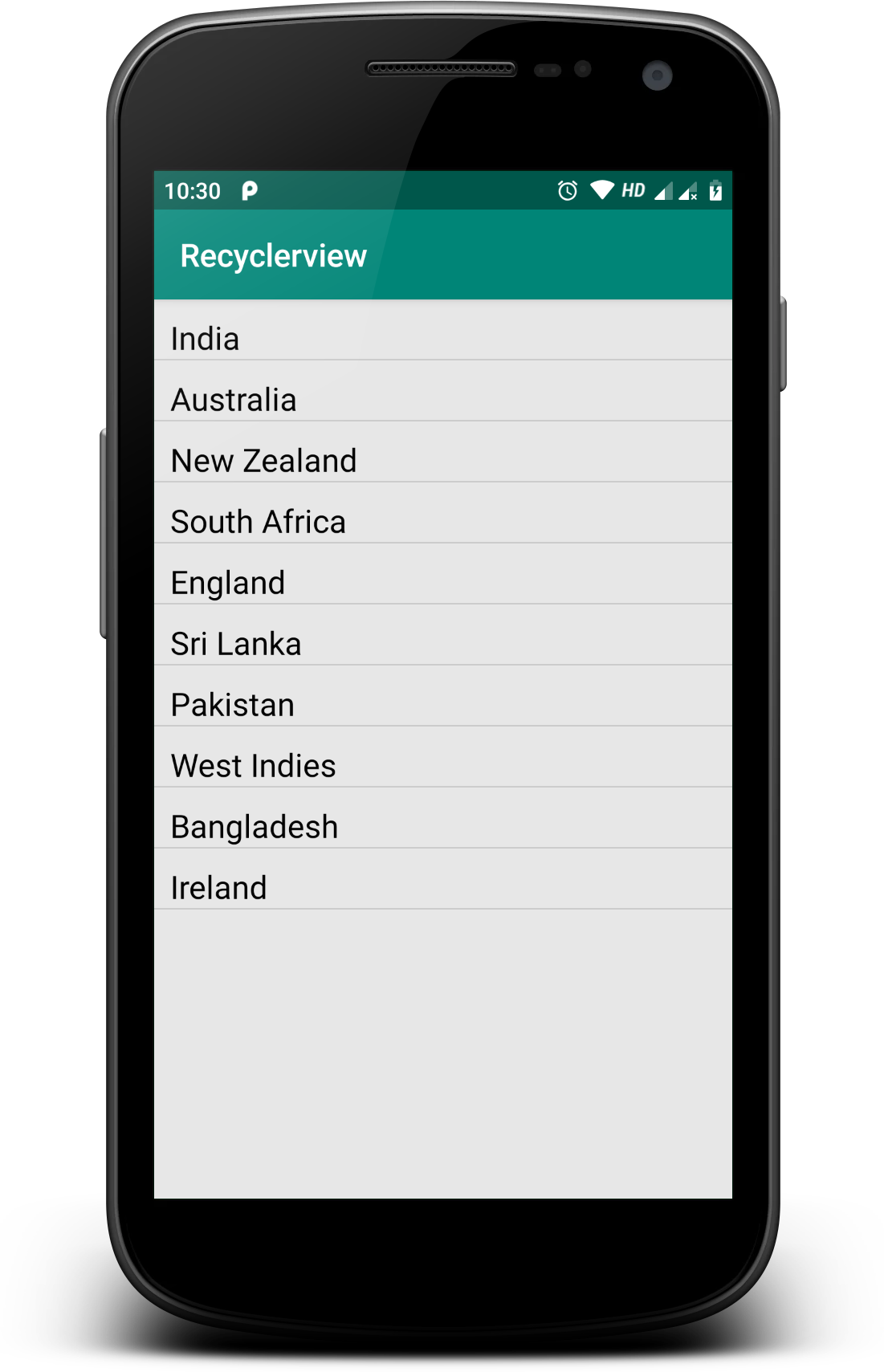 RecyclerView Example Tutorial In Android Kotlin